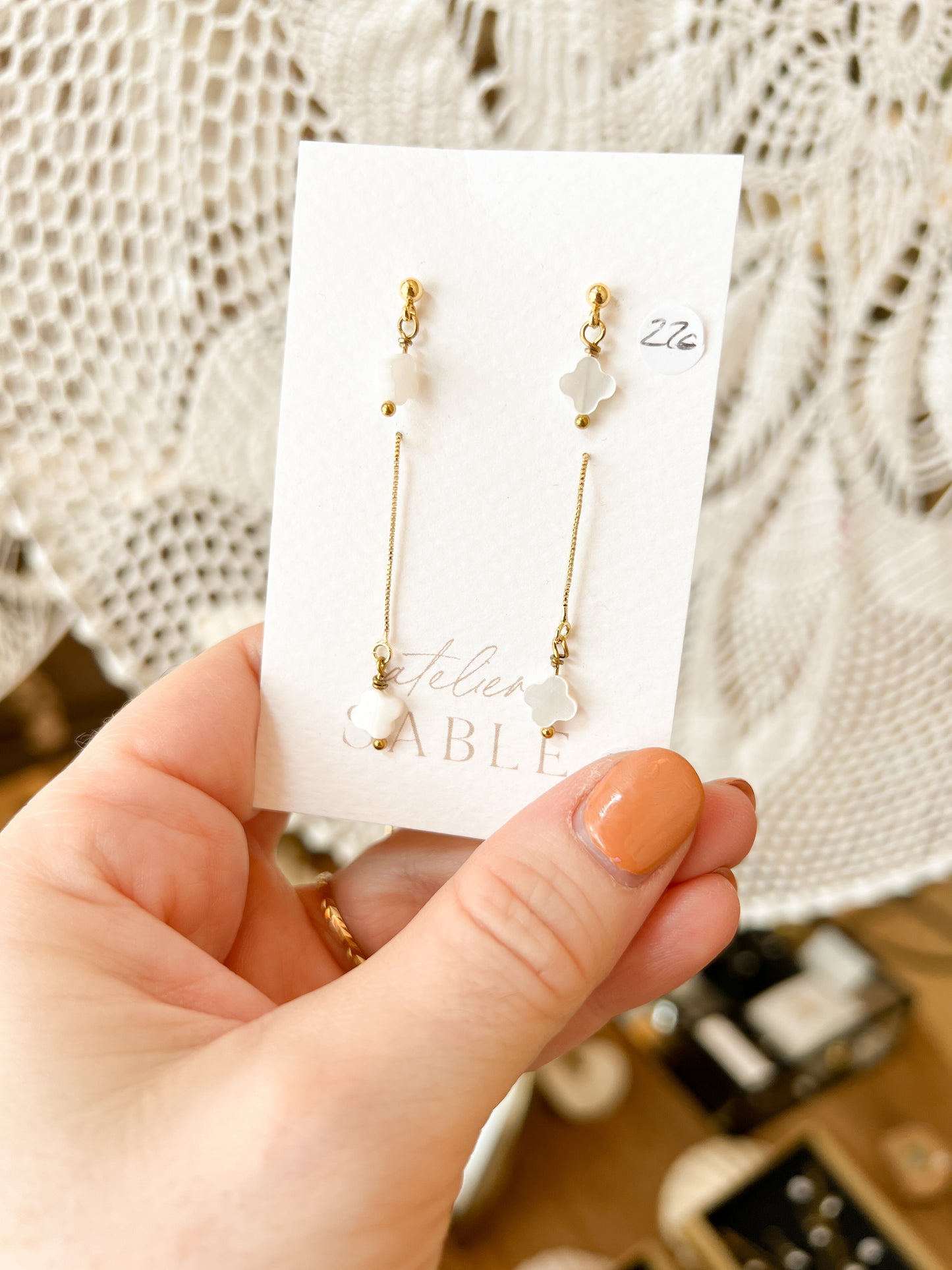 Maisie drop earrings