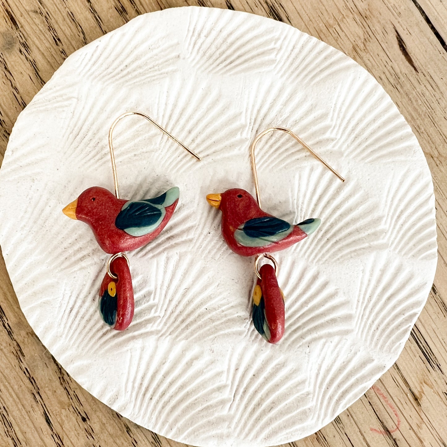 Boucles d'oreilles animaux en Polymer Clay