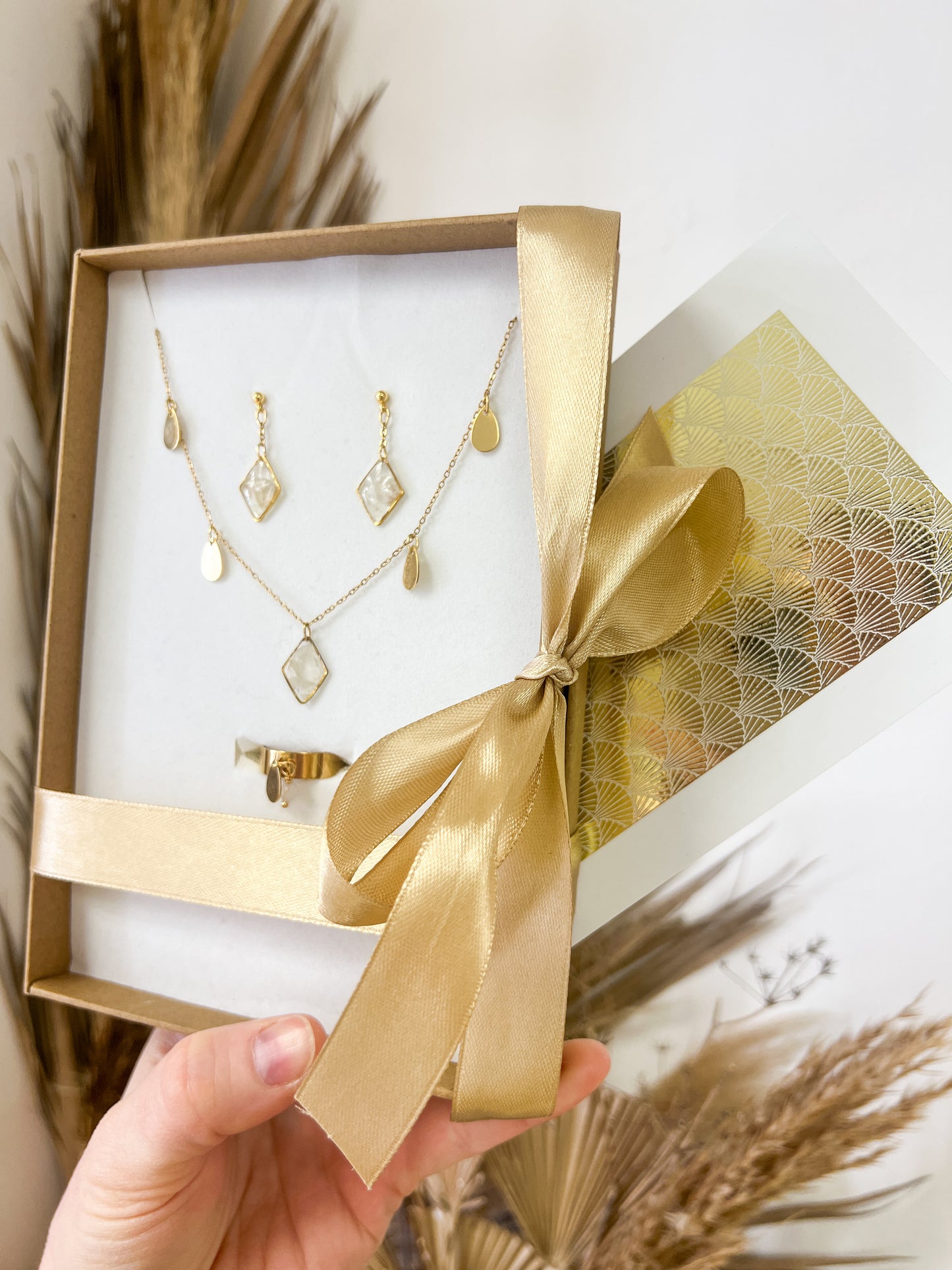 Coffret Cadeau Nacre « pétale de rose »