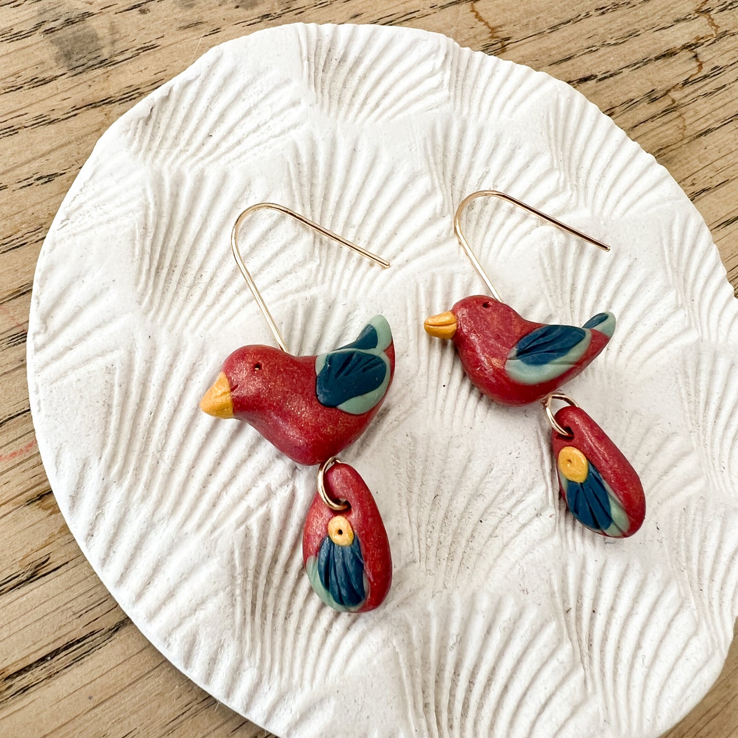 Boucles d'oreilles animaux en Polymer Clay