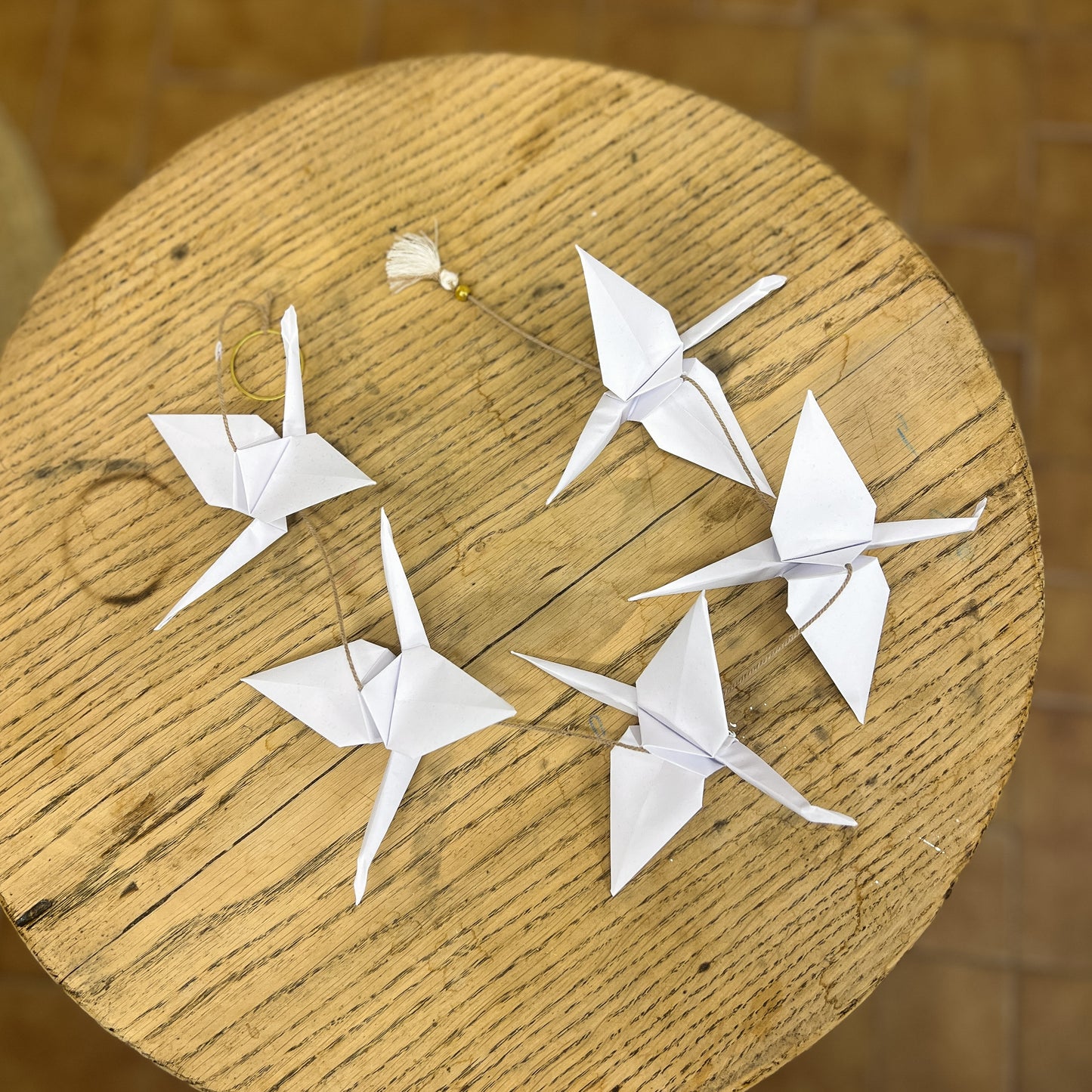 Guirlande Origami 5 oiseaux