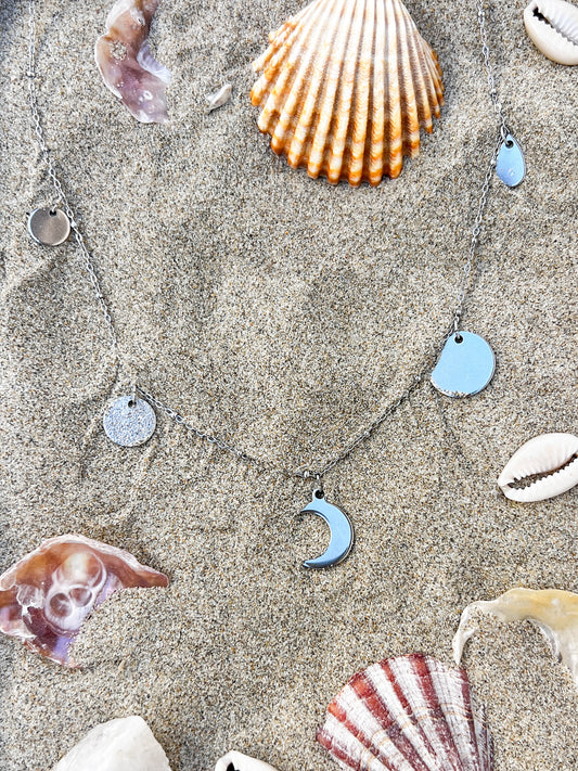 Argenté | Collier Breloques