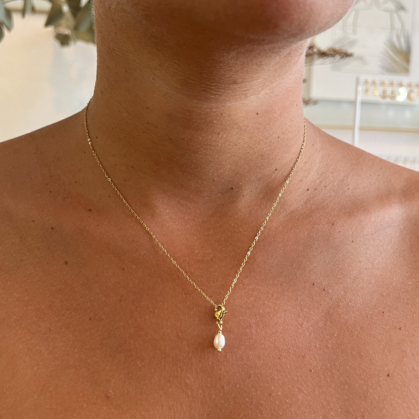 Collier simple doré - Bar à Bijoux