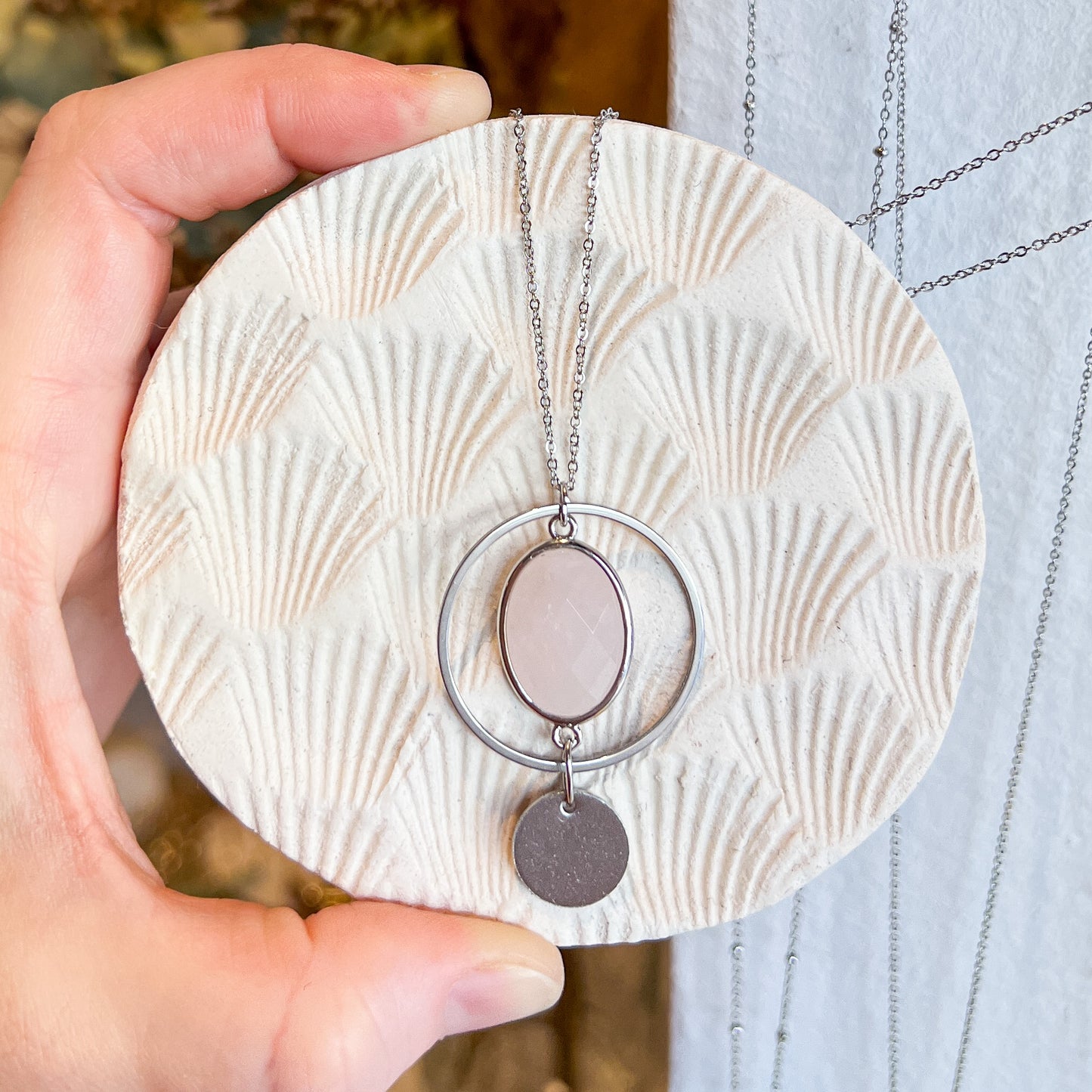 Argenté | Collier Saturne