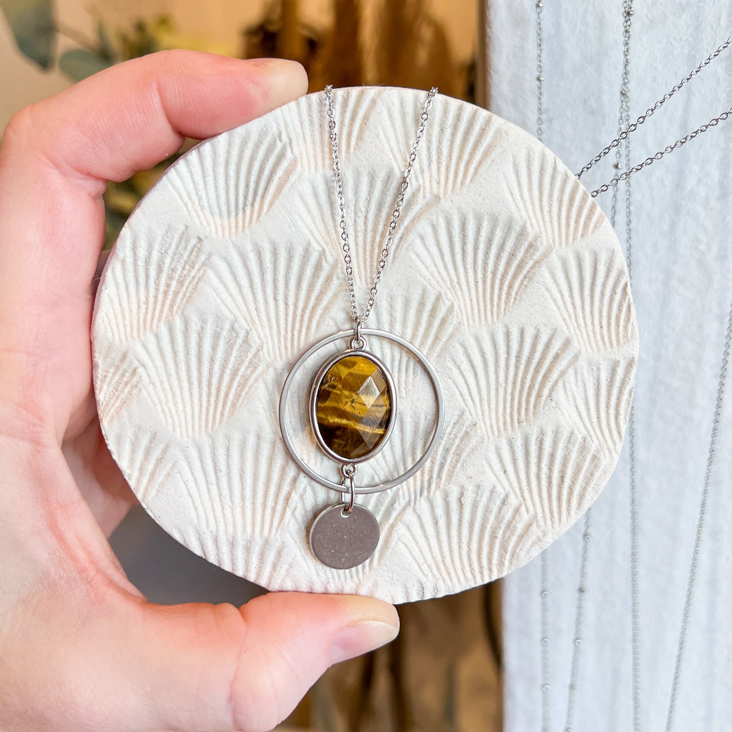 Argenté | Collier Saturne