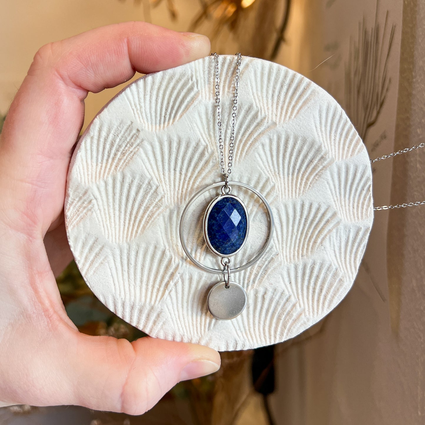 Argenté | Collier Saturne