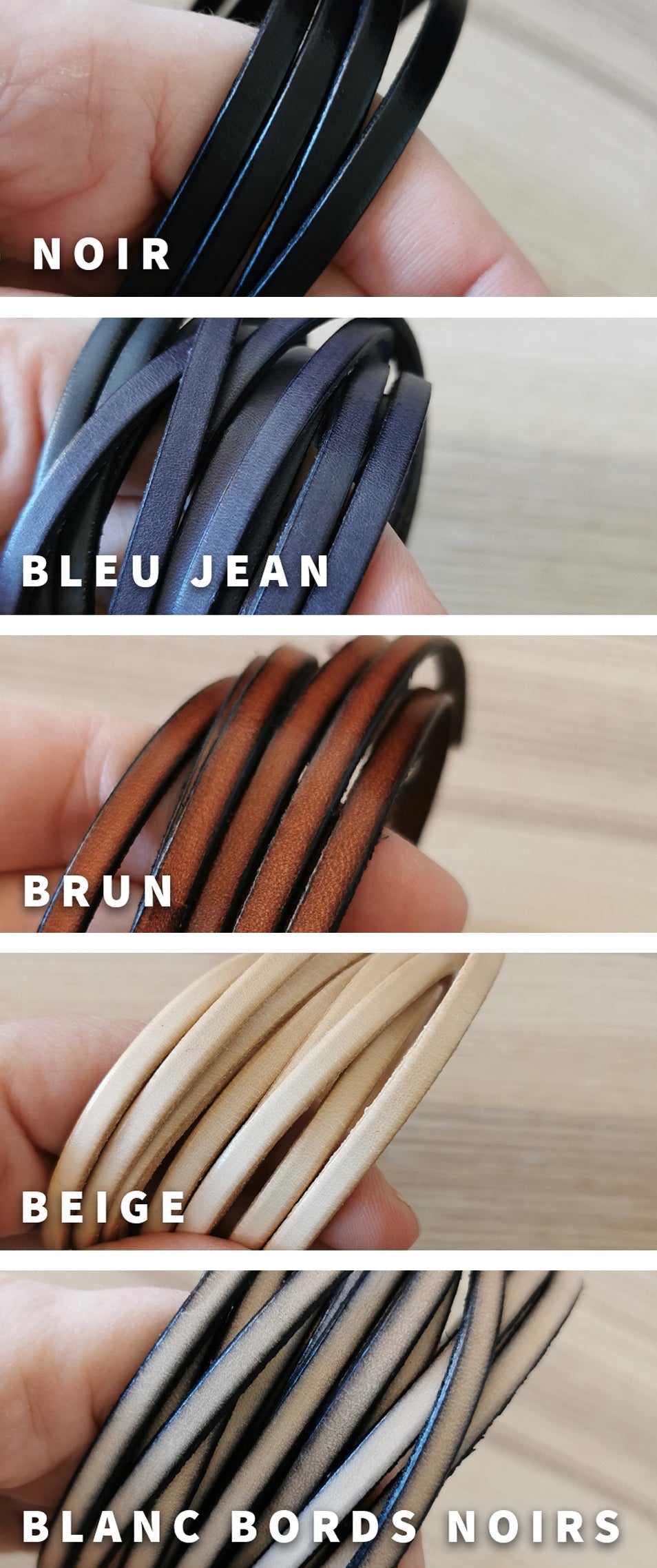 Bracelet en Cuir Let the adventure begin (personnalisable)