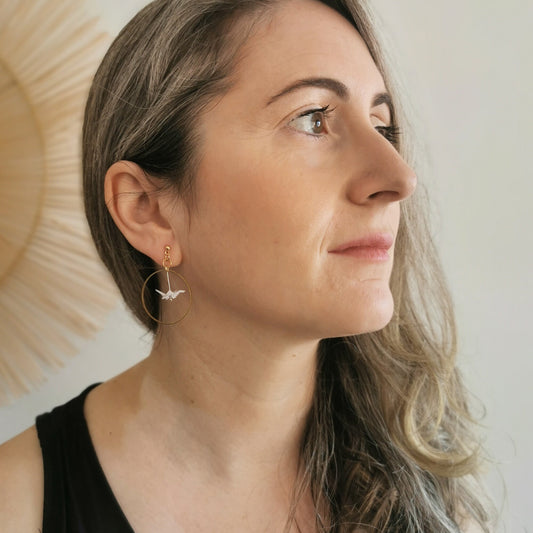 Boucles d'oreilles origami Oslo