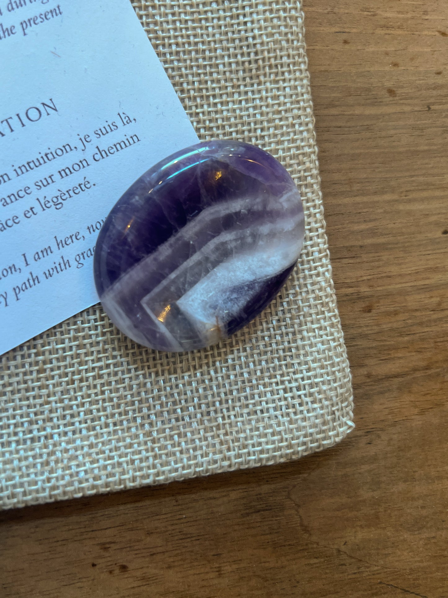Améthyste | Pierre Fine "Anti-stress" | Worry Stone