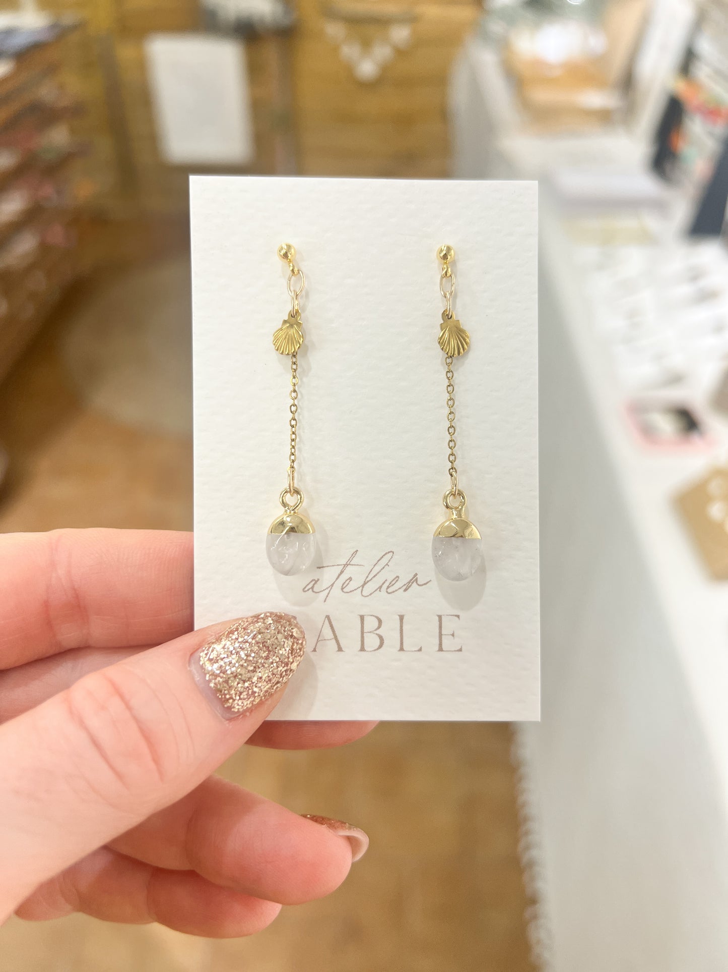 Boucles d'oreilles gouttes Maisie