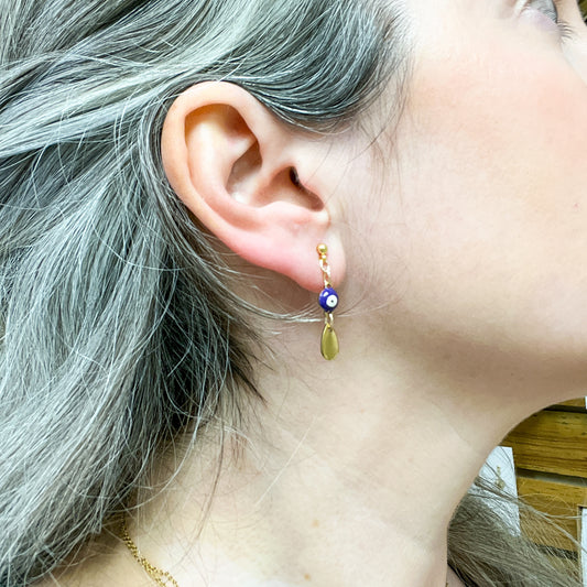 Protective Blue Eye Earrings