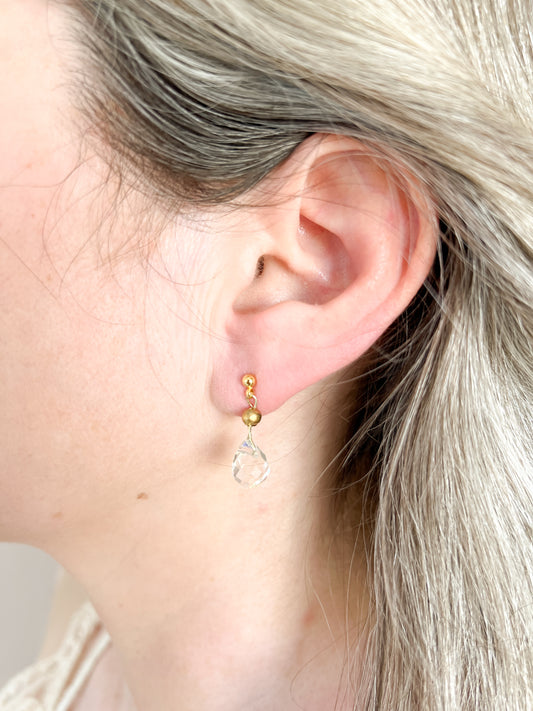 Boucles d'oreilles Cristal