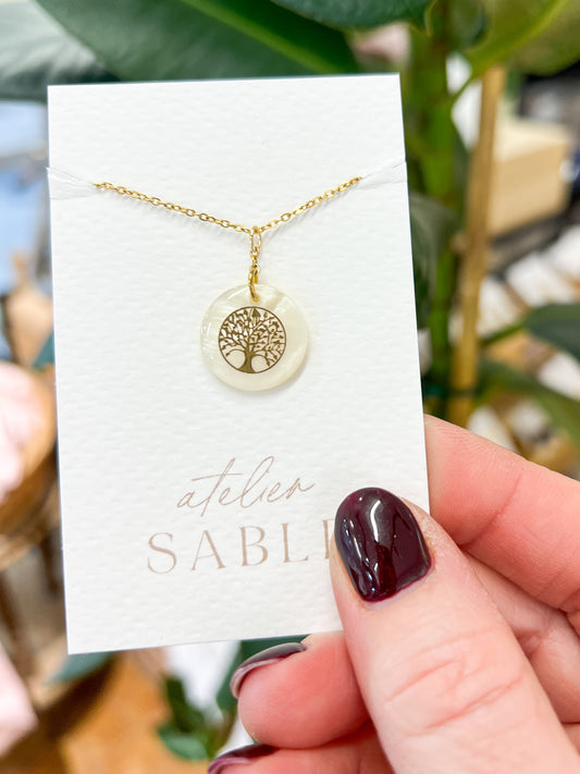 Collier Arbre de Vie en nacre