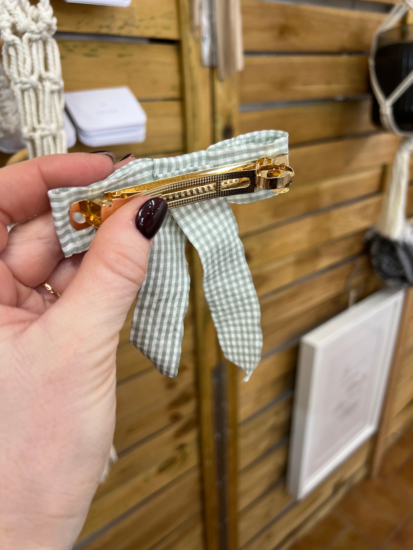 Barrette à cheveux Ruban