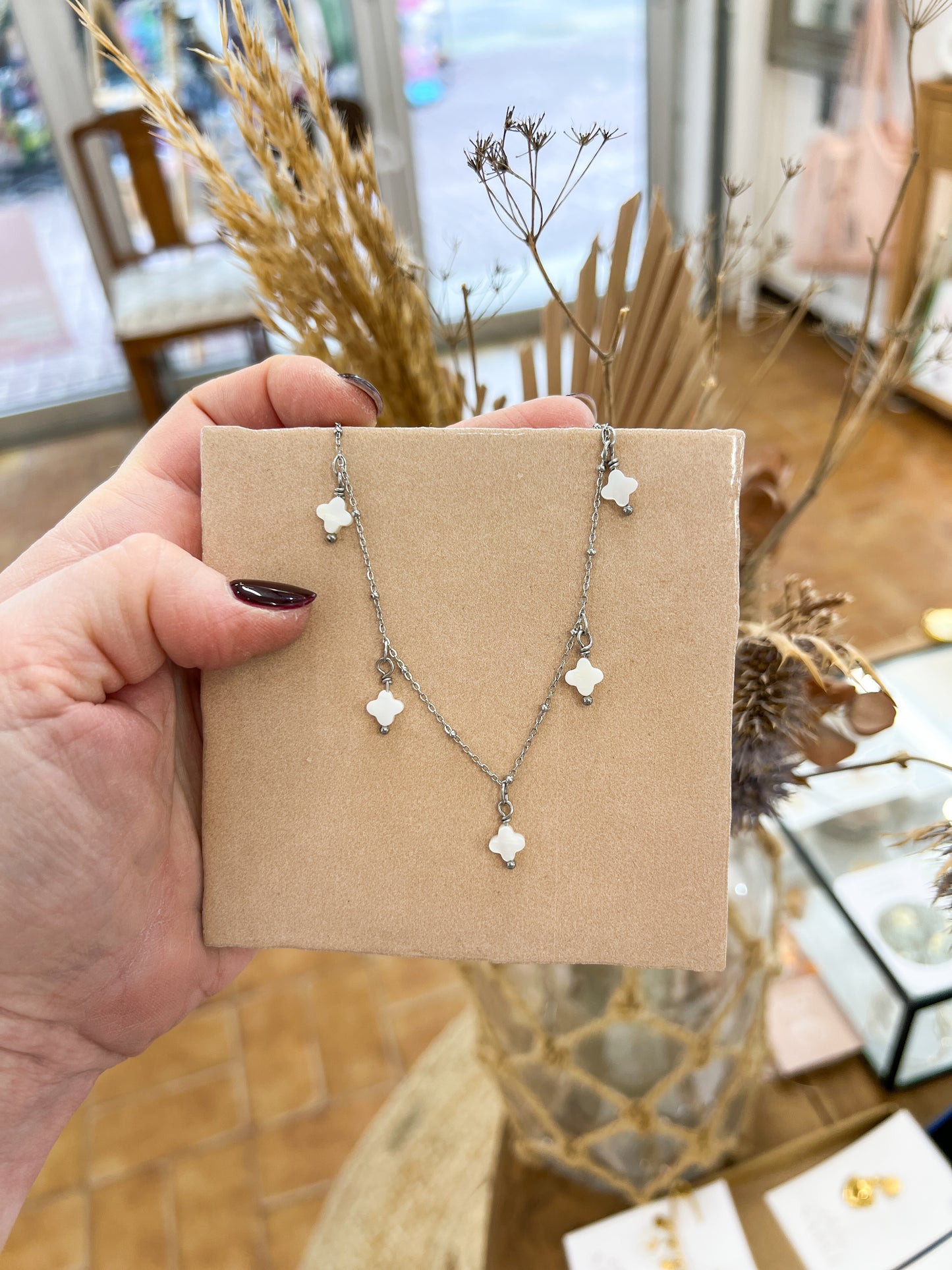 Argenté | Bracelet de cheville Morning