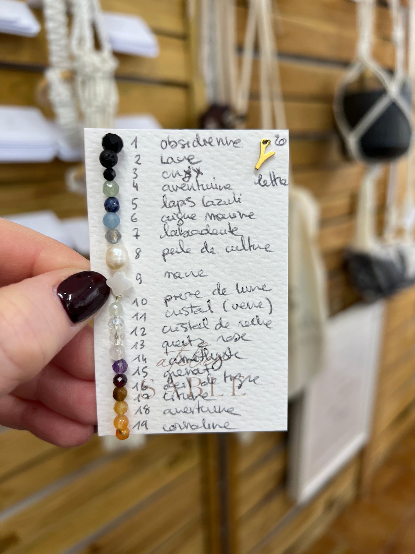 Bague chaînette dorée