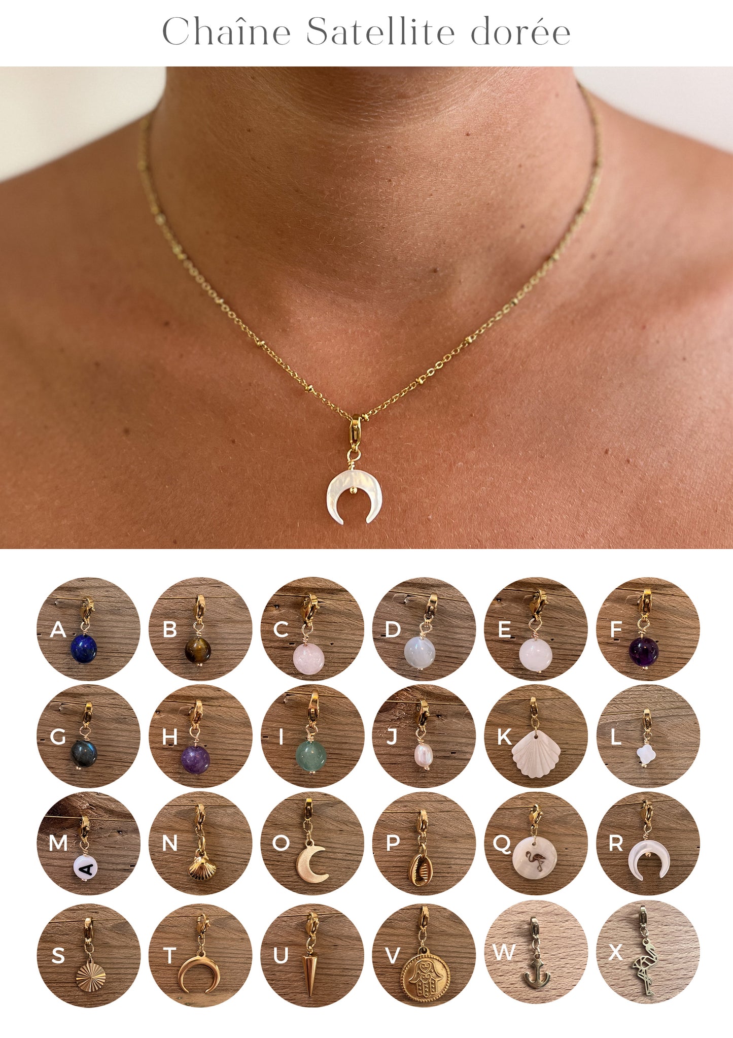 Simple golden necklace - Jewellery Bar