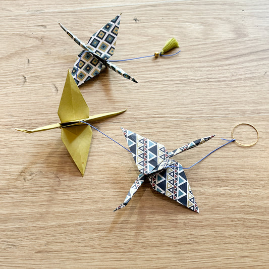 Guirlande Origami 3 oiseaux