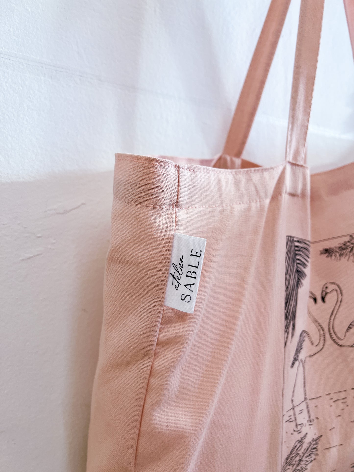 Tote bag, sac fourre tout en lin