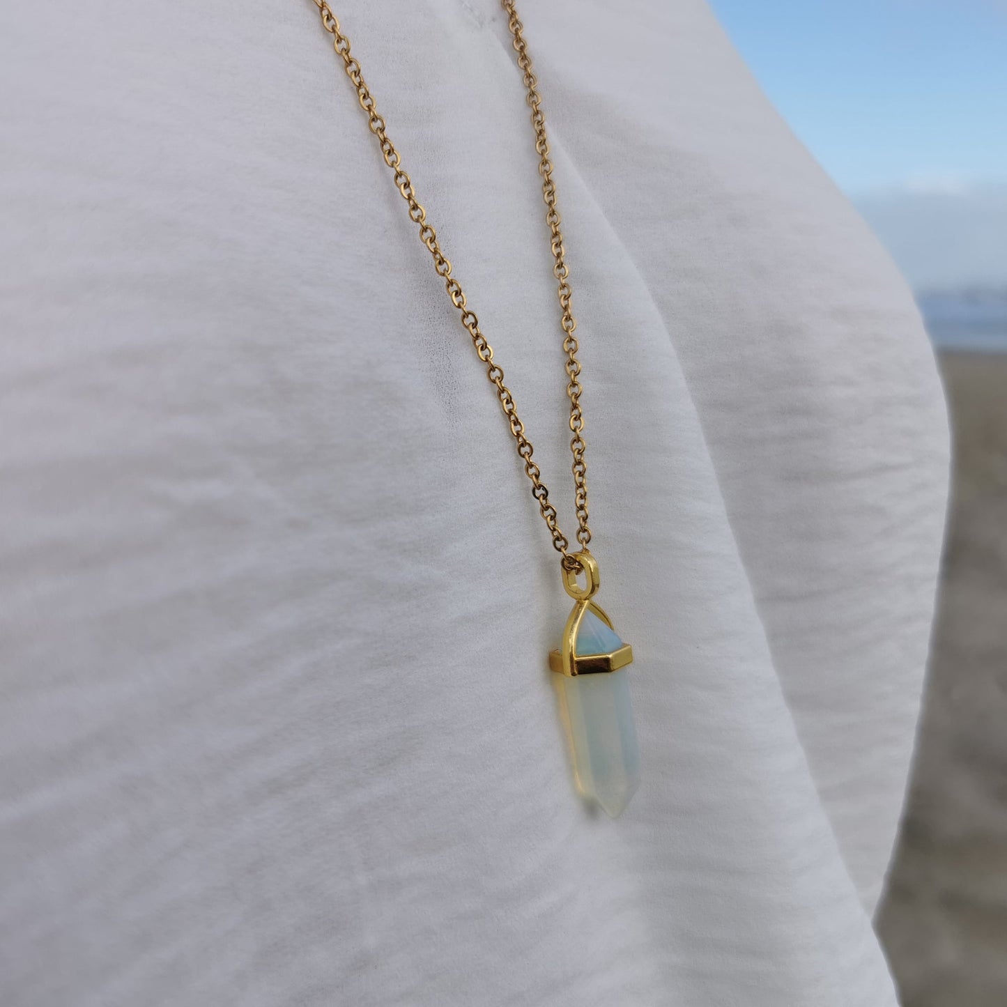 Calypso Rose Quartz Necklace