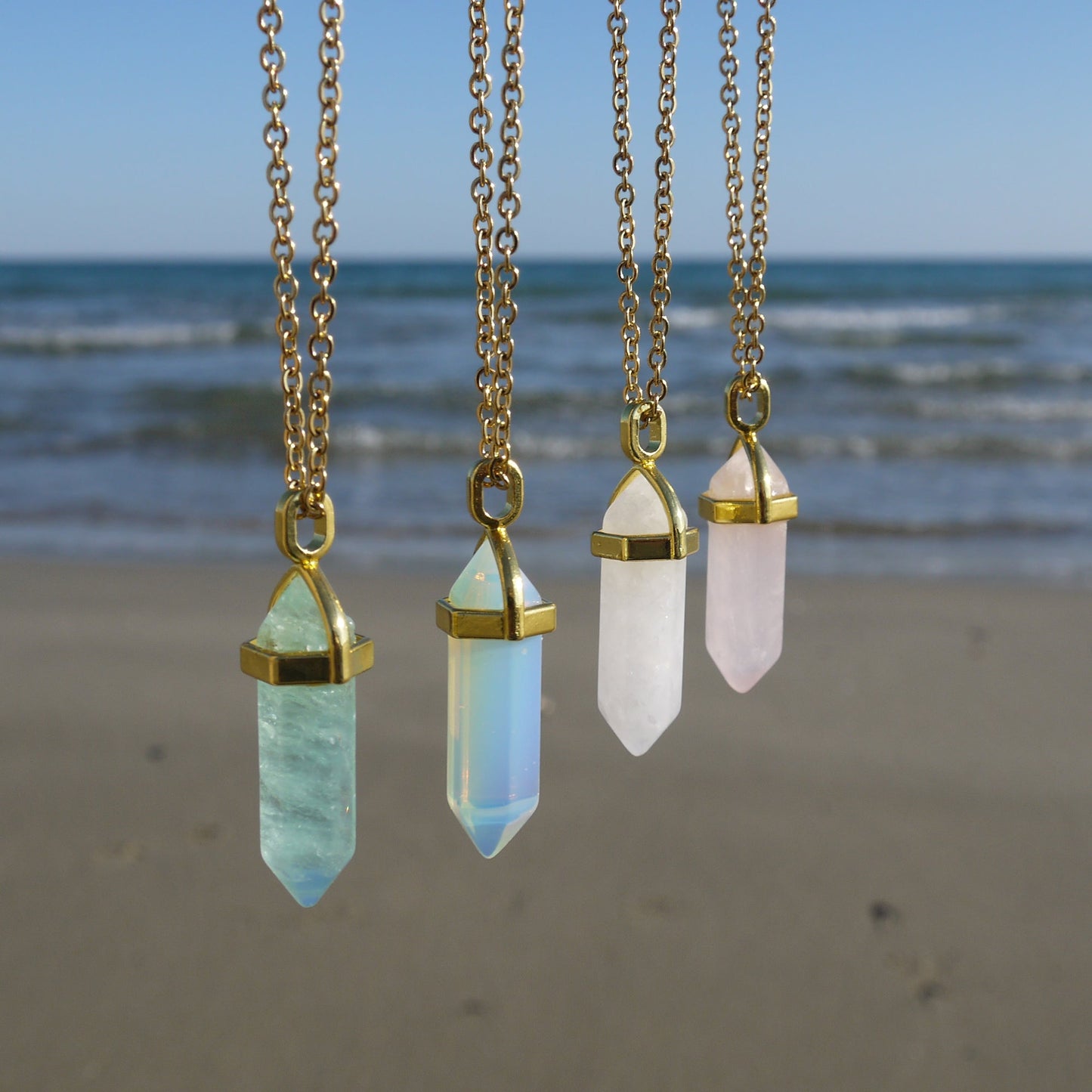 Calypso Rose Quartz Necklace