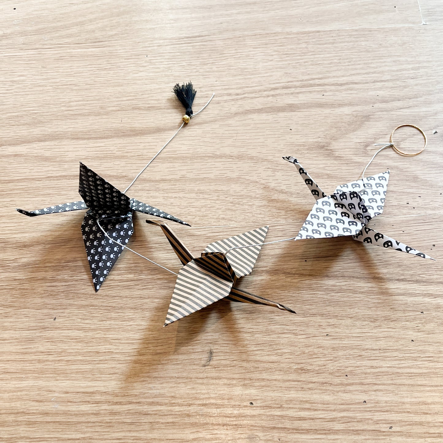 Guirlande Origami 3 oiseaux