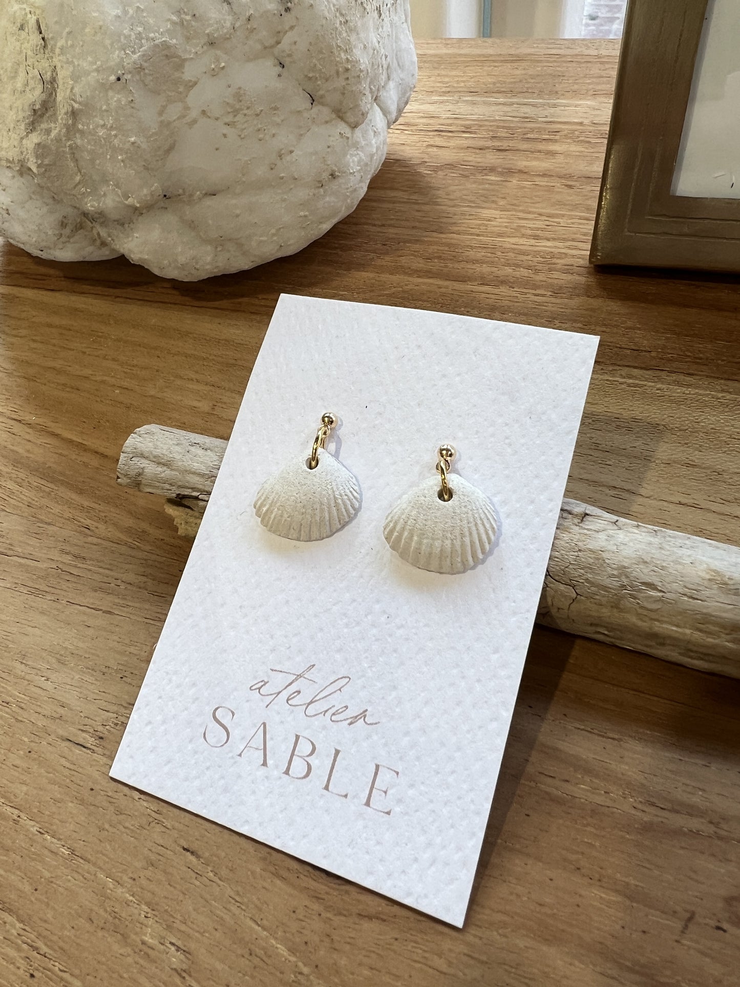 Boucles d'oreilles Céramique Ondine