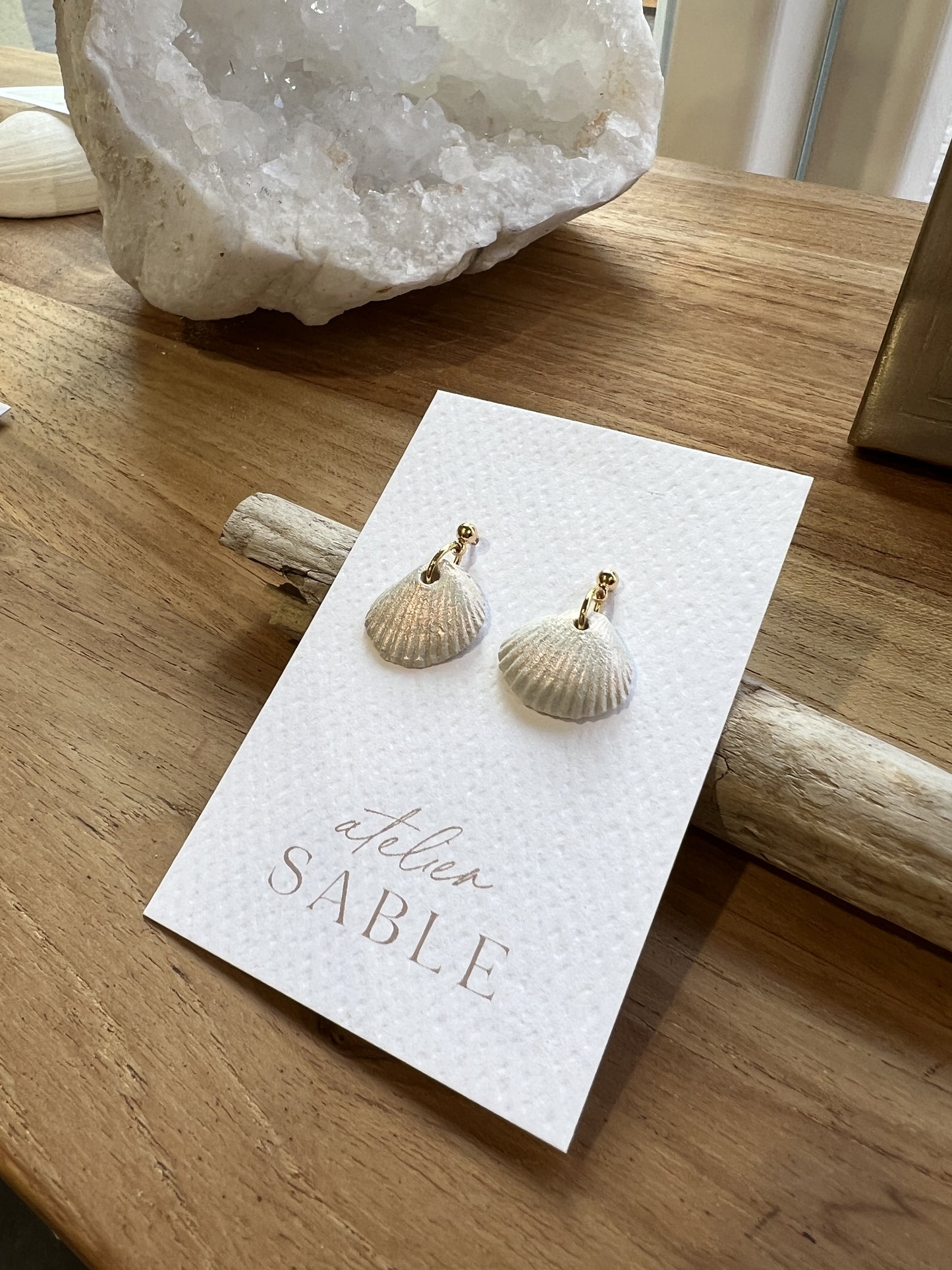 Boucles d'oreilles Céramique Ondine