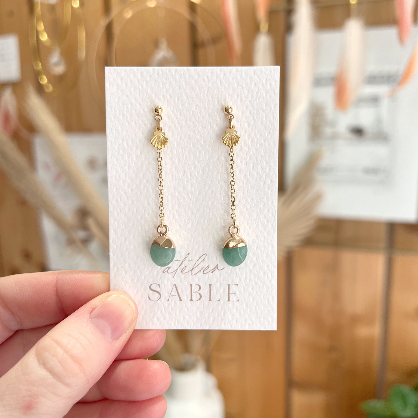 Boucles d'oreilles gouttes Maisie