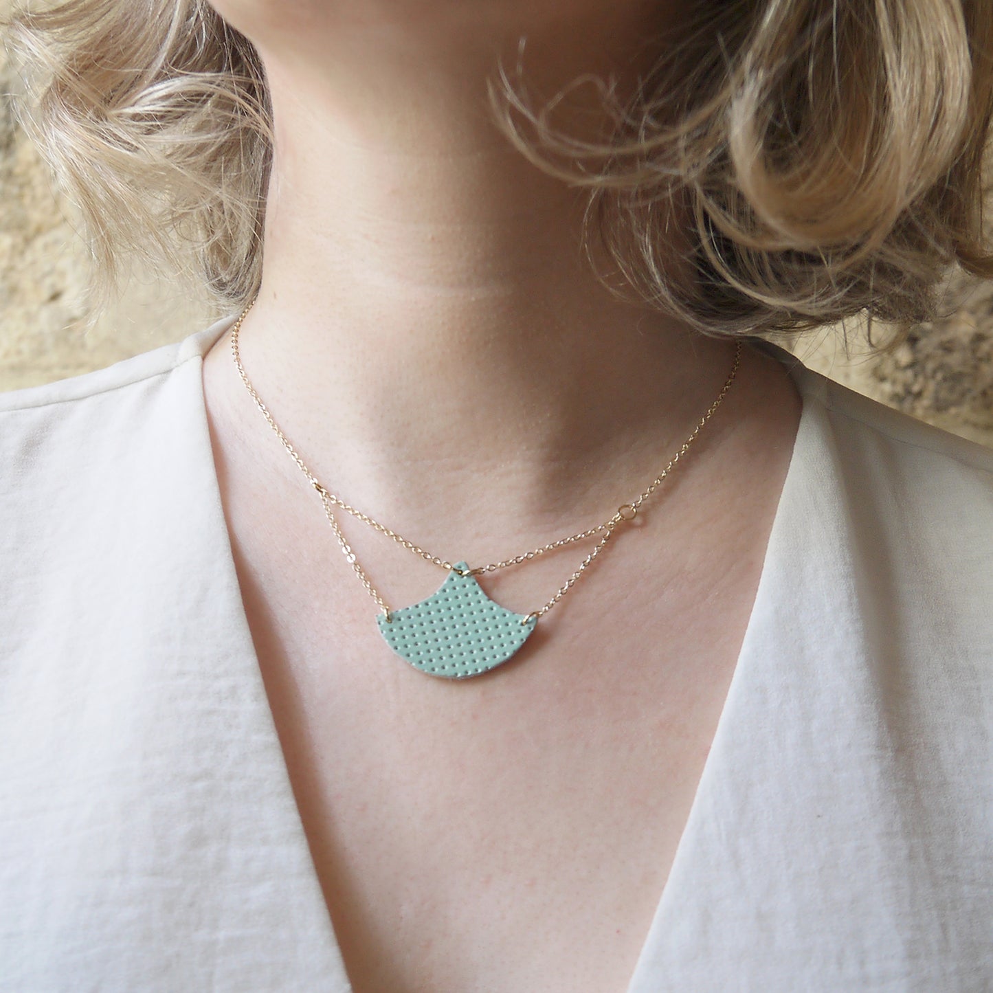 Collier Nami en Cuir recyclé