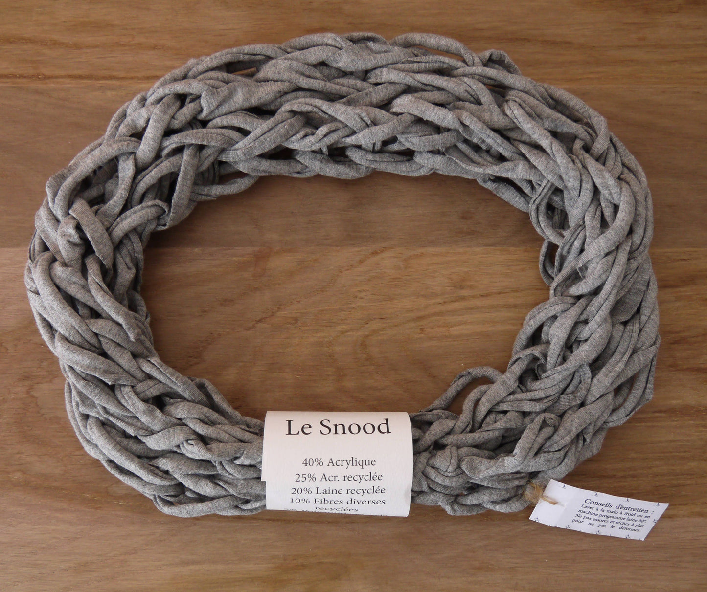 Snood Double Gris