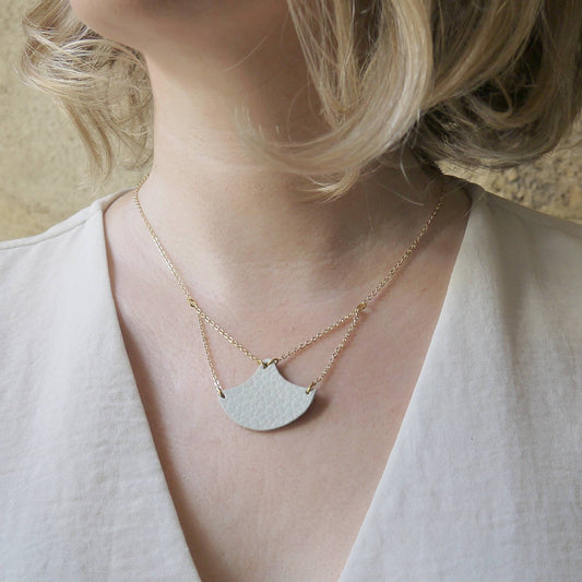 Collier Nami en Cuir recyclé