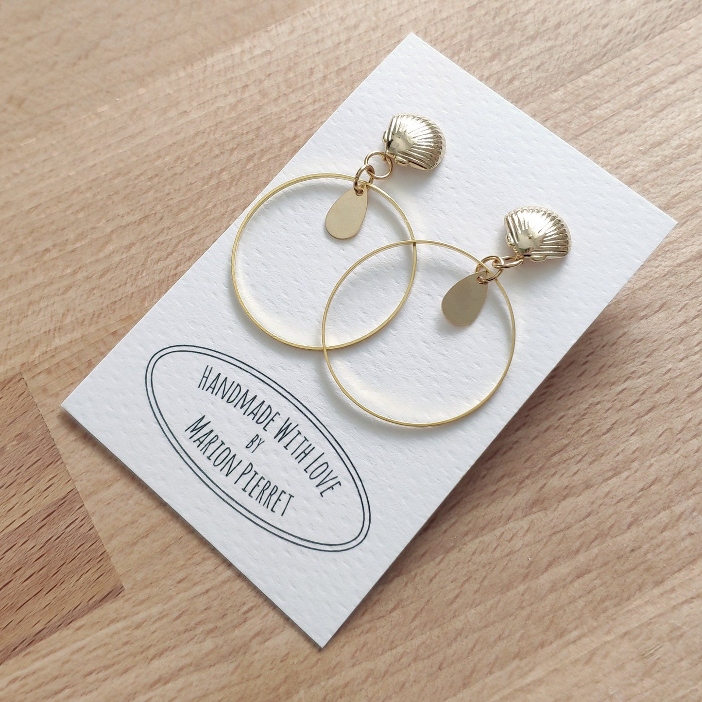 Boucles d'oreilles Coquillage