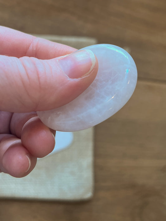 Rose Quartz Worry Stone