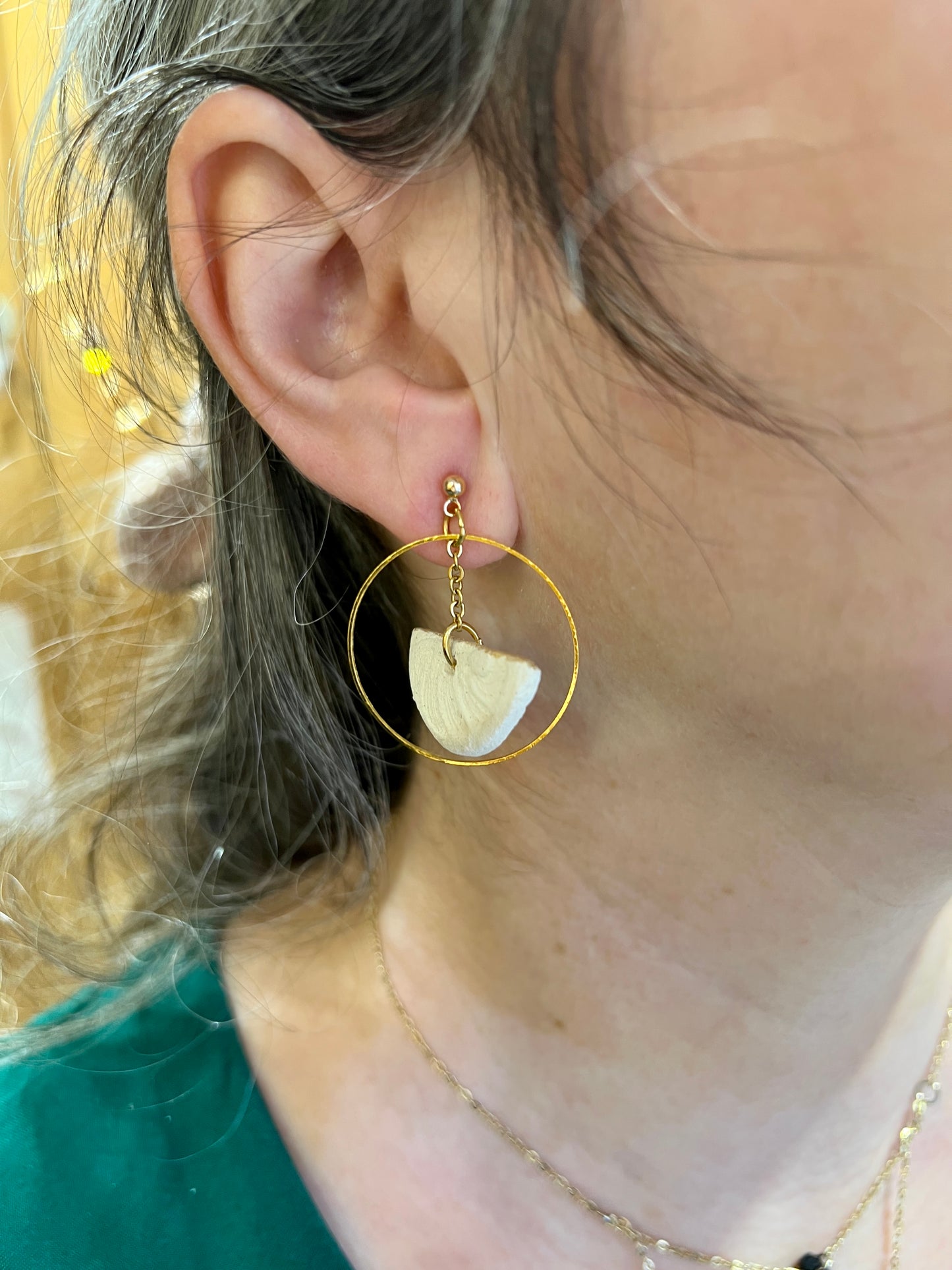 Boucles d'oreilles Céramique Lise