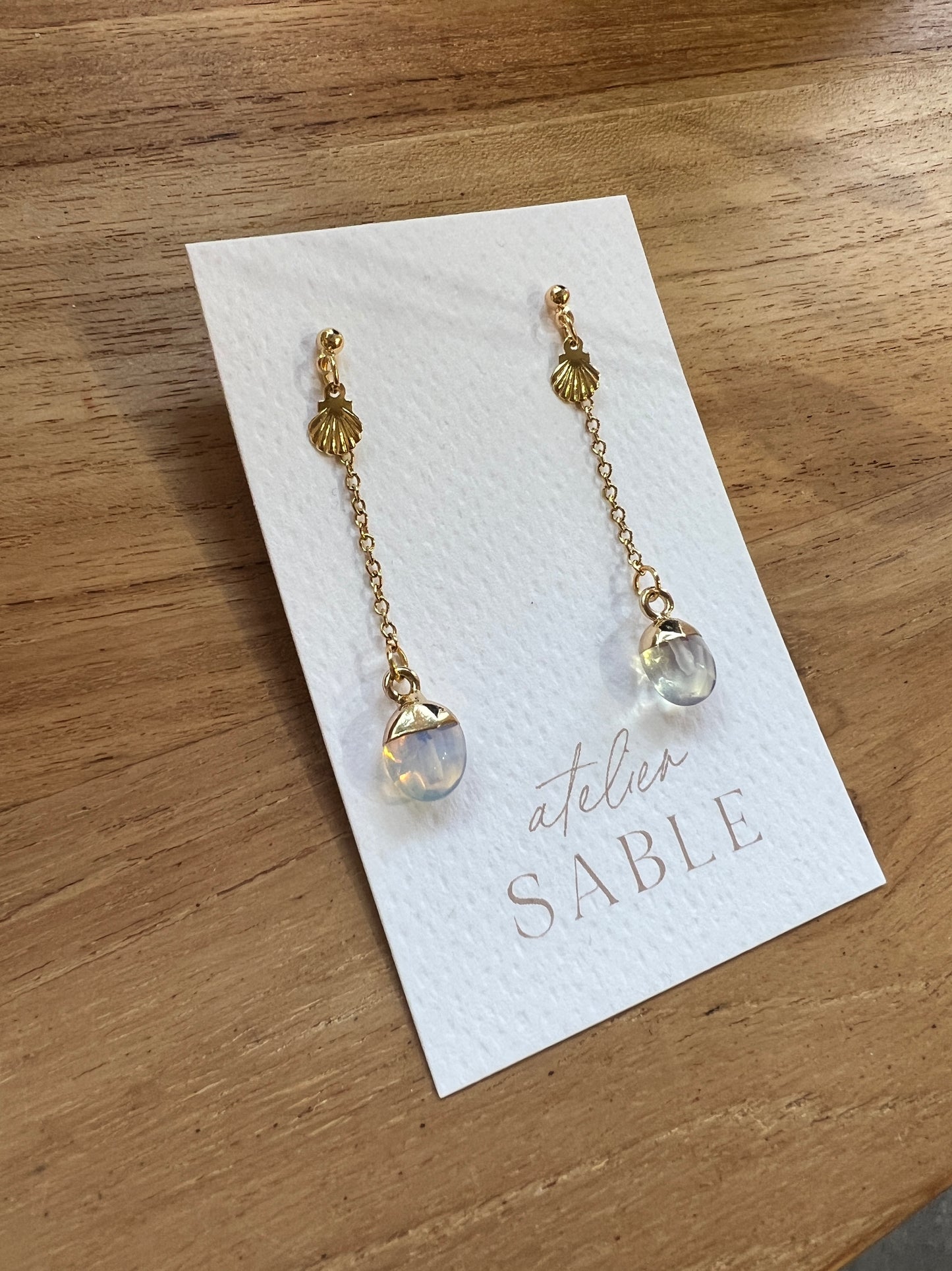 Boucles d'oreilles gouttes Maisie