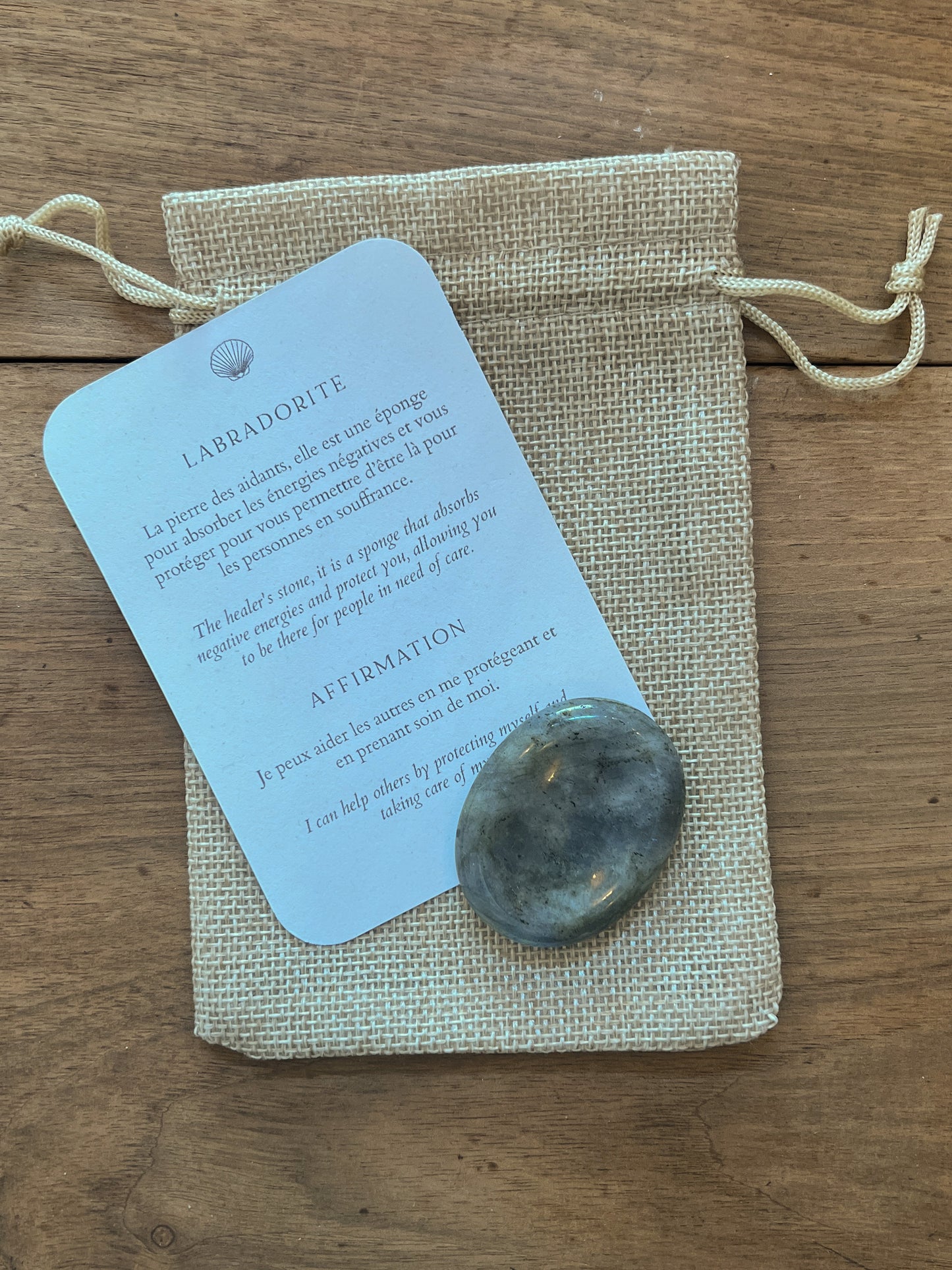 Labradorite | Pierre Fine "Anti-stress" | Worry Stone